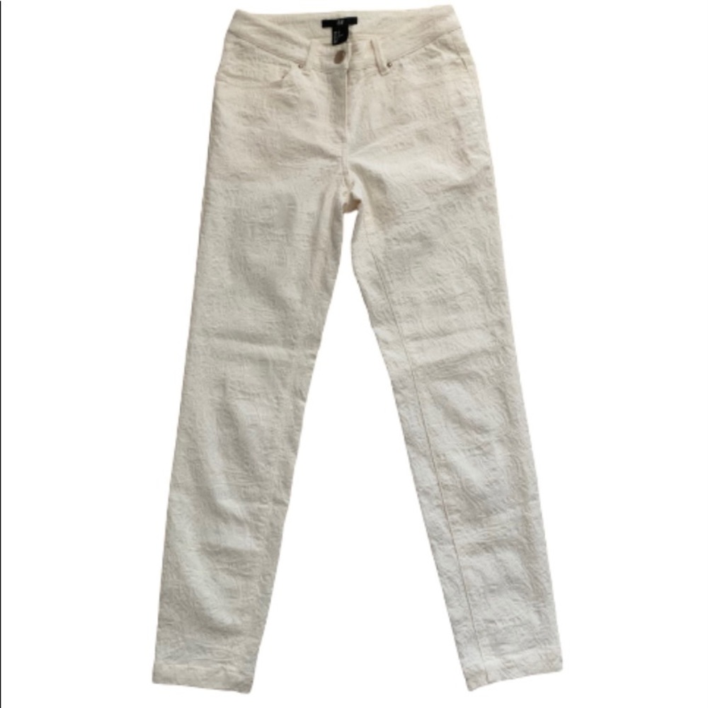 H&M Lace Skinny Jeans